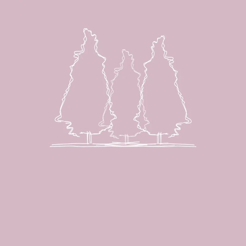 Tree Forest Lineart