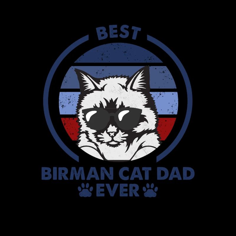 Cat Dad - Birman Katze