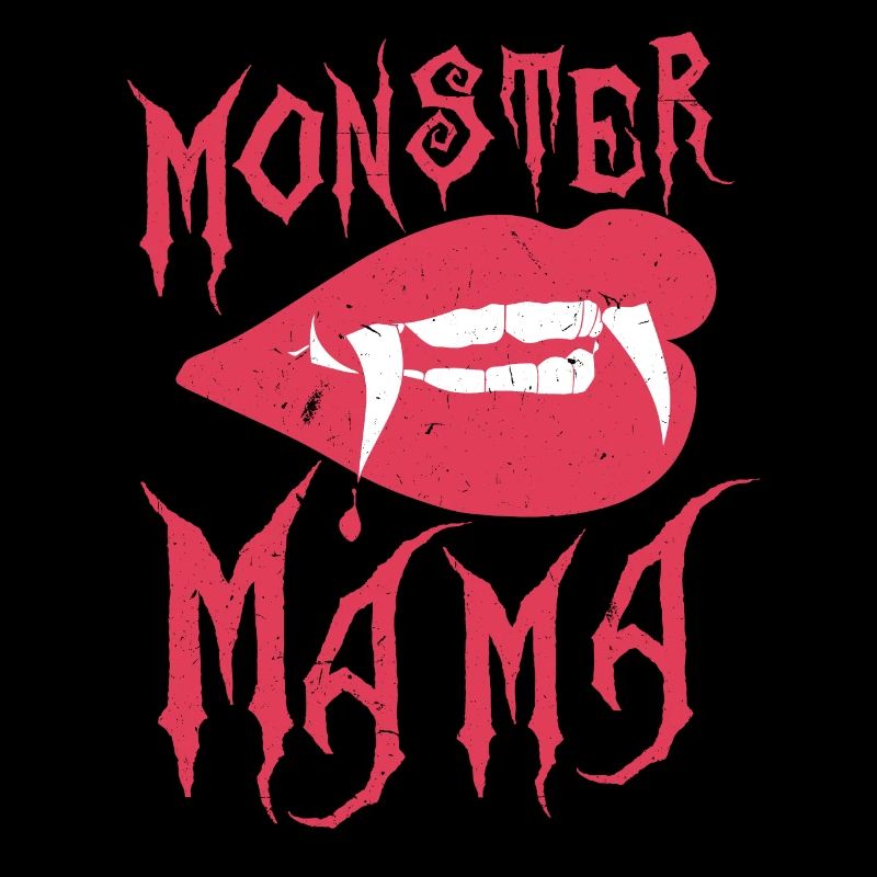 Monster Mama CITATION VAMPIRE LÈVRES CROCS AVEC CADEAU