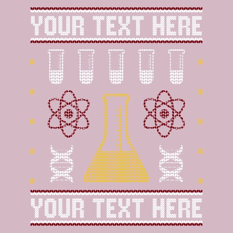 Custom Science Custom Pull de Noël moche