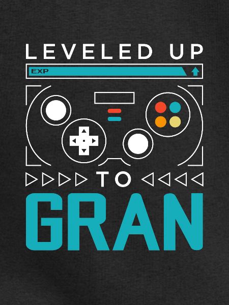 Leveled Up to Gran Gamer Grandma Gaming Grandmom