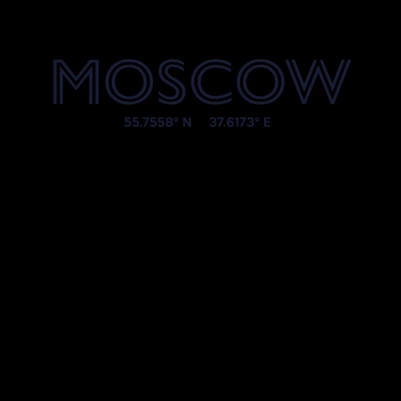 Coordonnées de la ville de Russie - Moscou