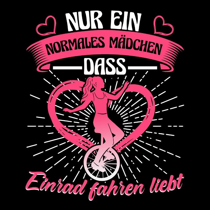 Einrad Mädchen Einradfahrerin