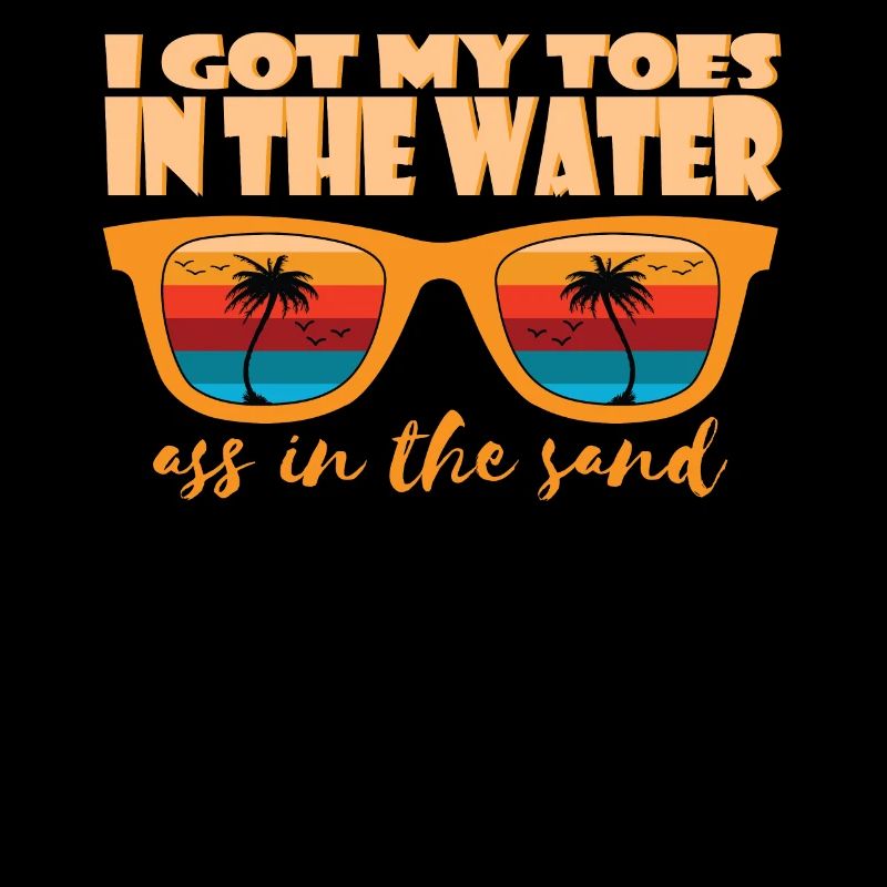 J’ai les orteils dans l’eau cul dans le sable