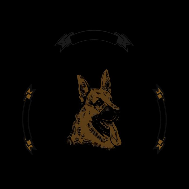 Deutscher Schäferhund Hunde Sprüche Geschenkidee