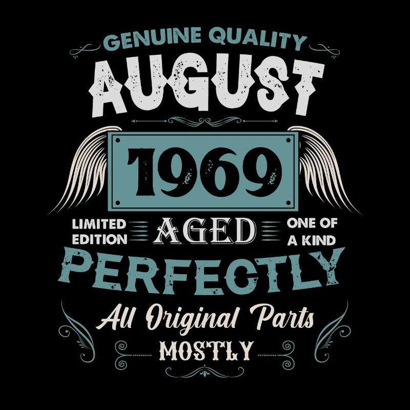 August 1969 Vintage Birthday Gift
