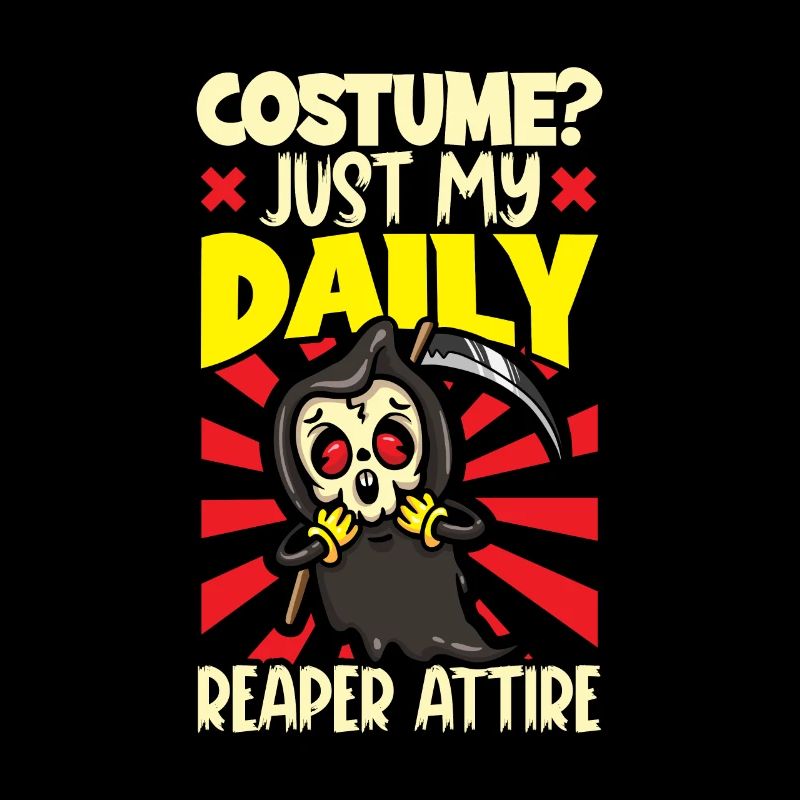 Funny Grim Reaper Lover Halloween Horror