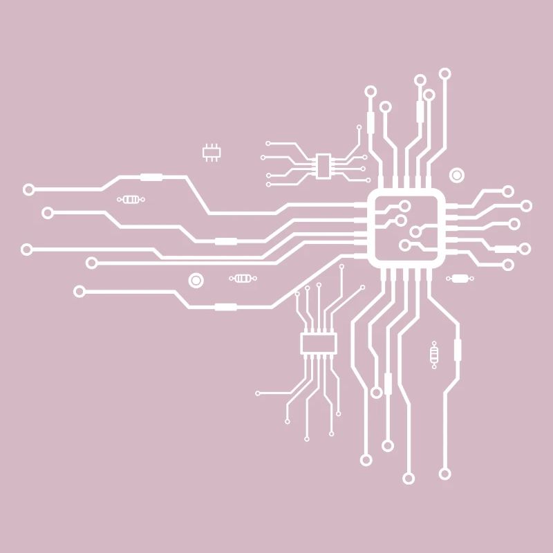 Computer CPU Heart - Funny Gift Computer Science