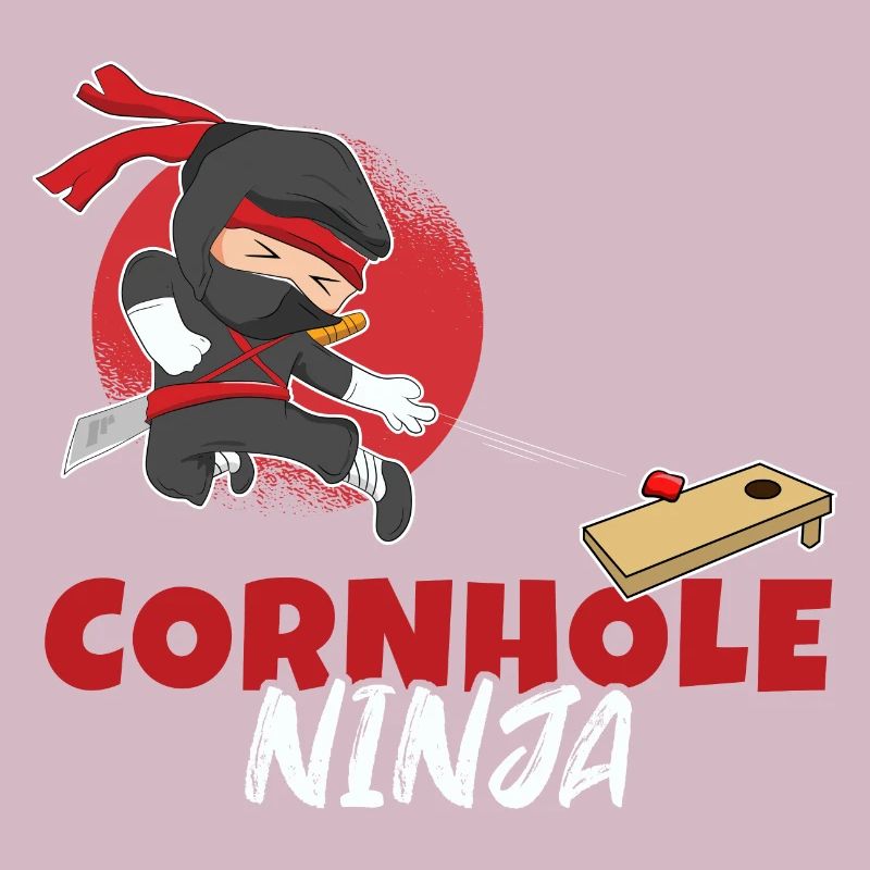 Cornhole Ninja Boy Cornhole