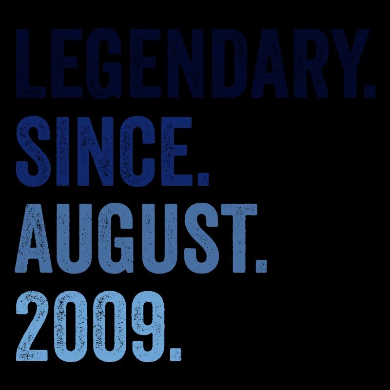 13 Years Old Legendary Since August 2009 13th