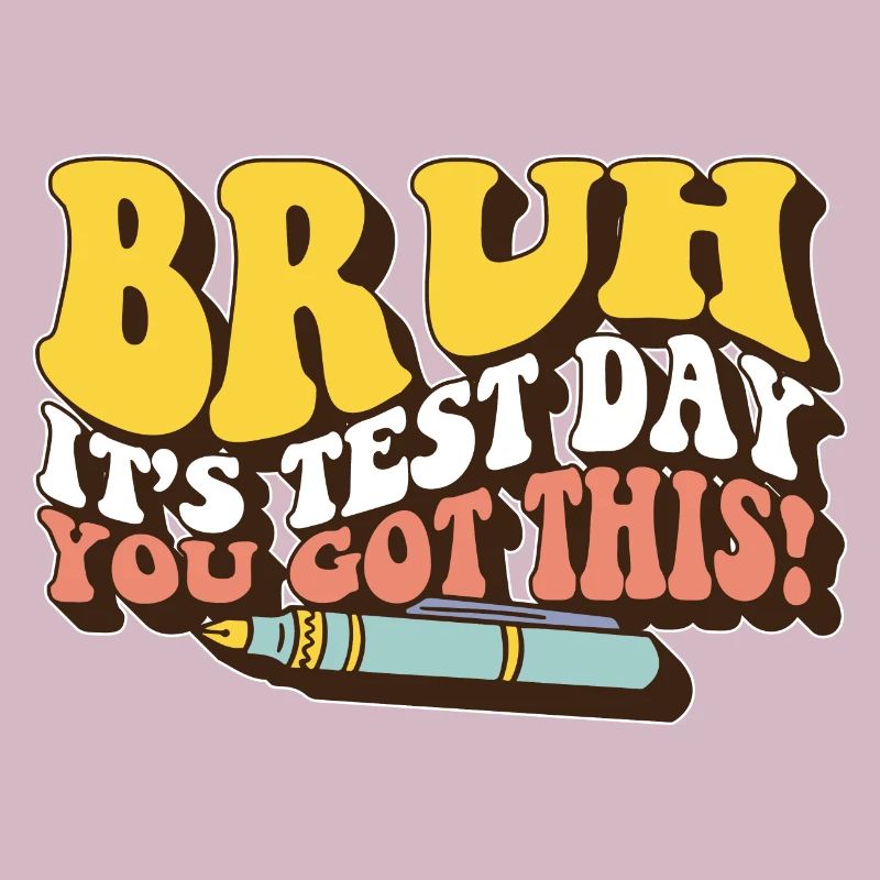 Bruh C’est le jour du test, vous avez cet élève enseignant