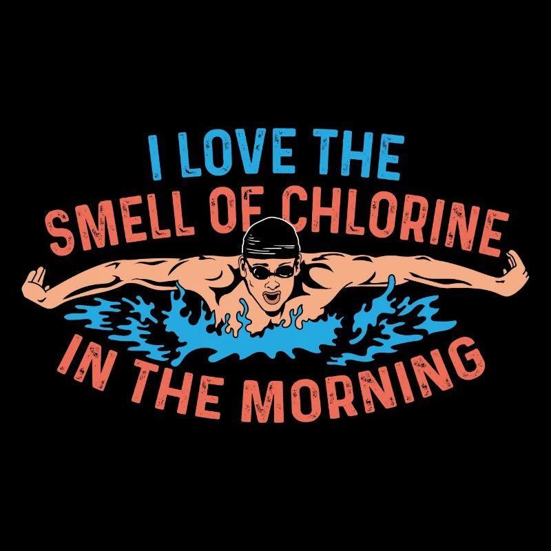 Odeur de poison triathlète au chlore