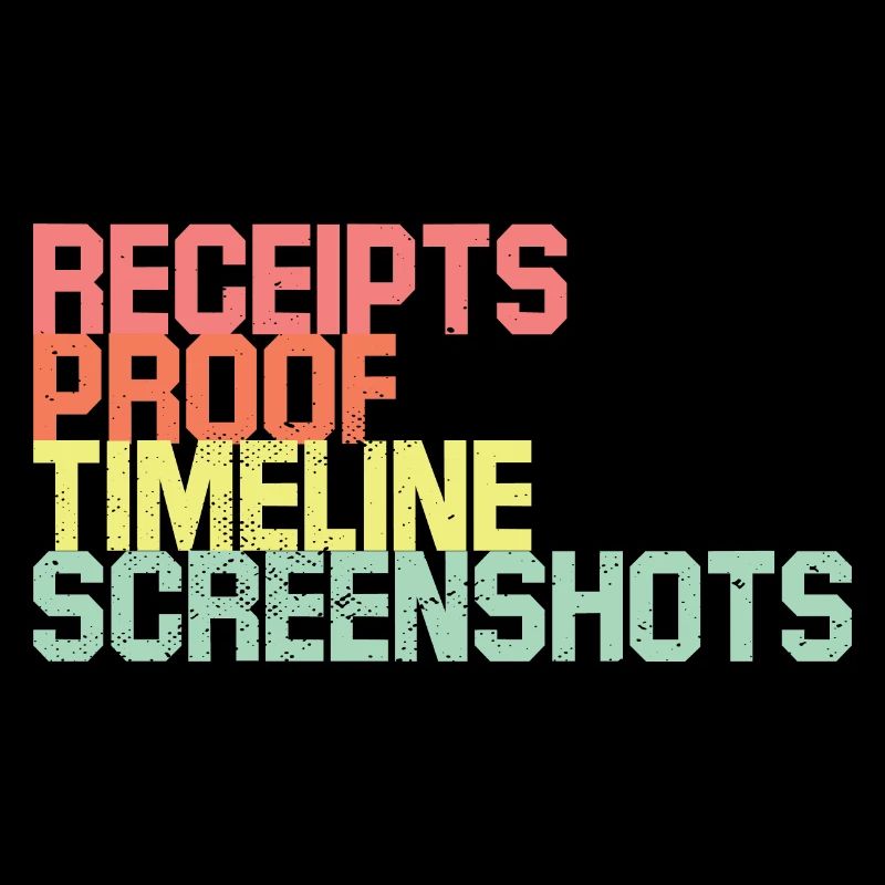 Receipts Timeline Screenshot Witty Retorts Snappy