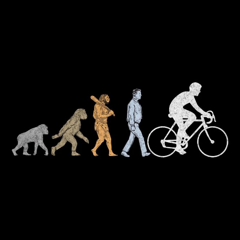 Evolution Bike White Grunge
