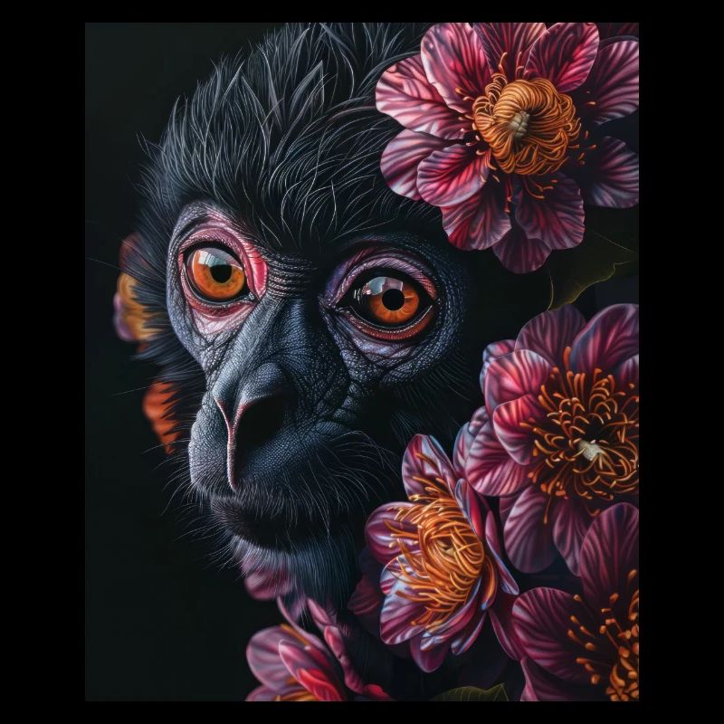 Affiche Animal et Fleur 9