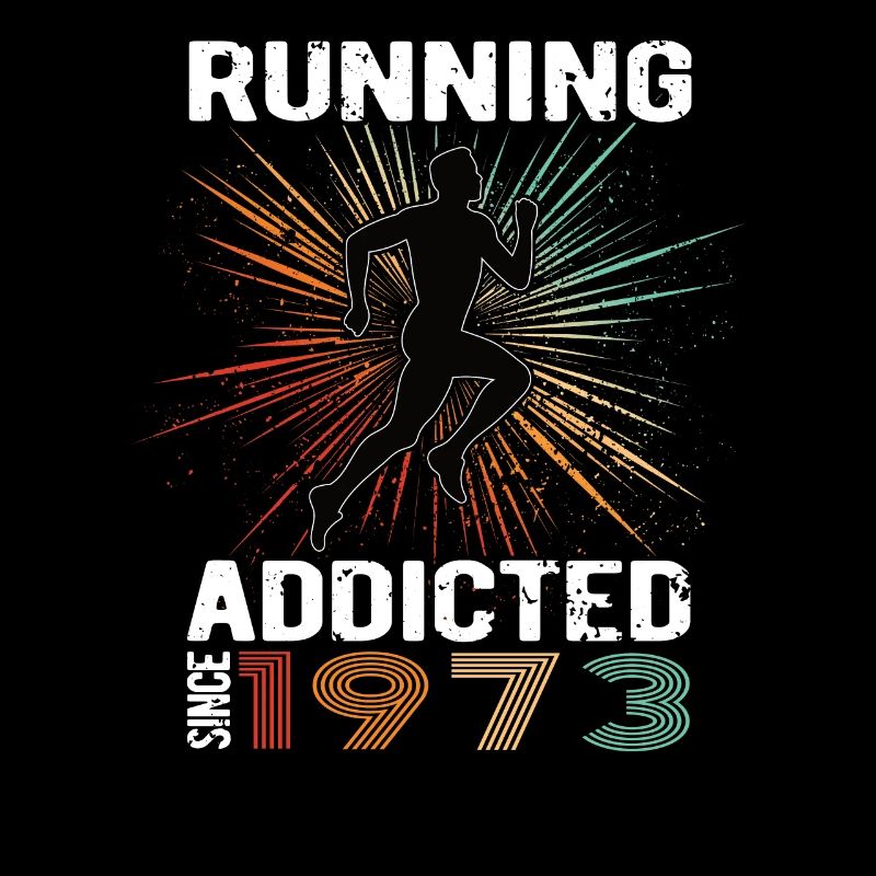 Running Vintage Running Addicted runner jogger 1973