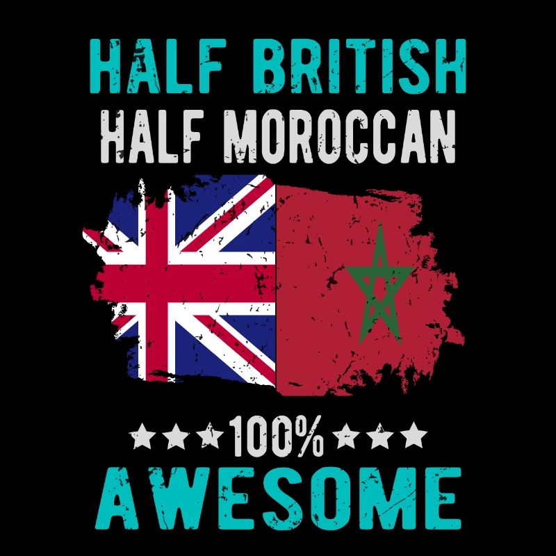 Moitié britannique moitié marocain