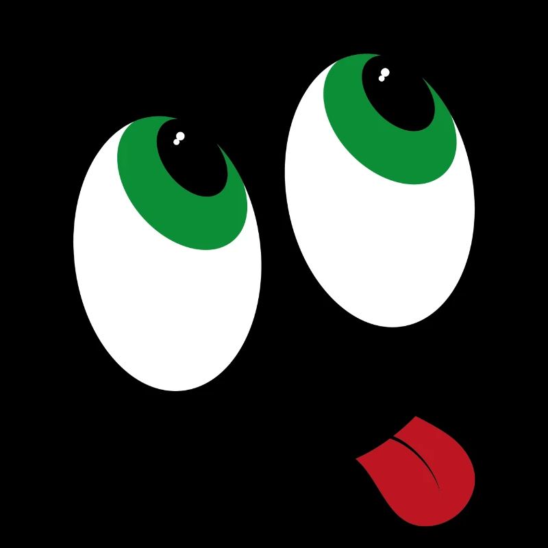 Comic-style eyes