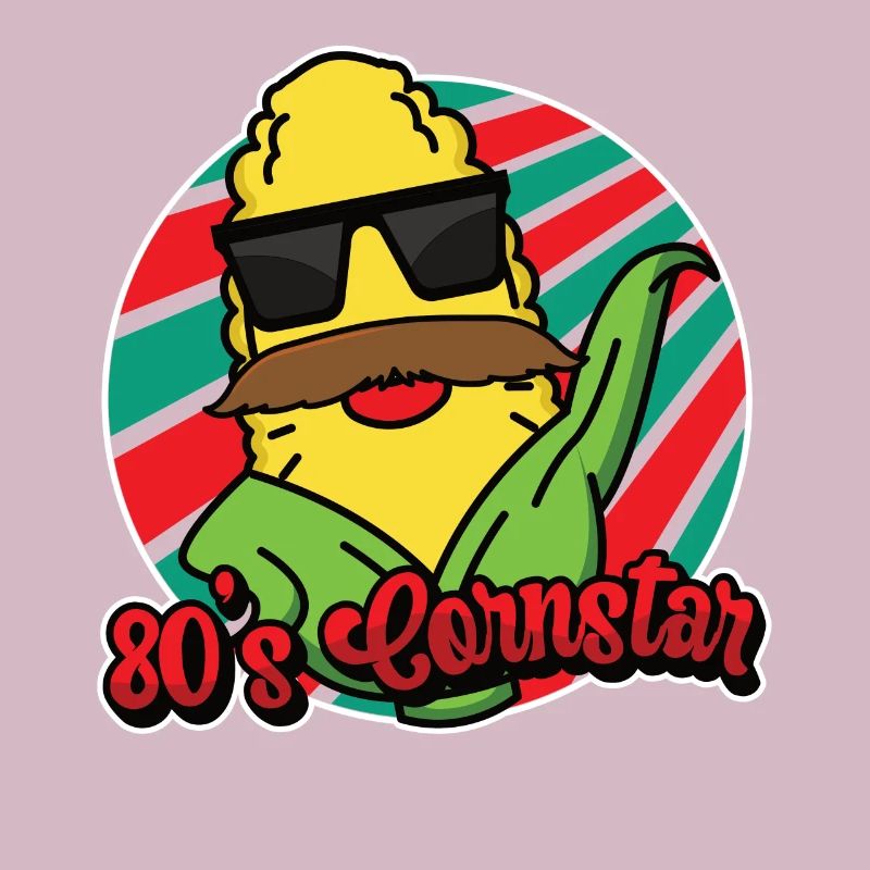 80er Cornstar Mustache Bart Lustig Schnurrbart