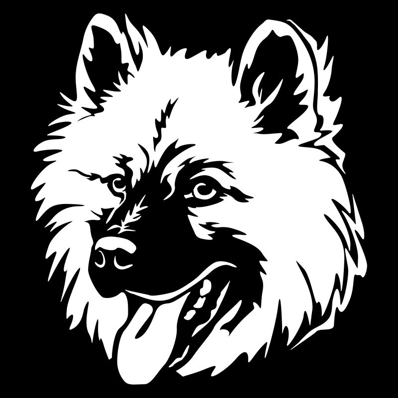 Eurasier Kopf "Black Edition"