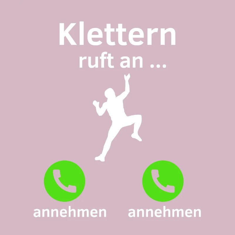 Klettern ruft an - annehmen oder annehmen?