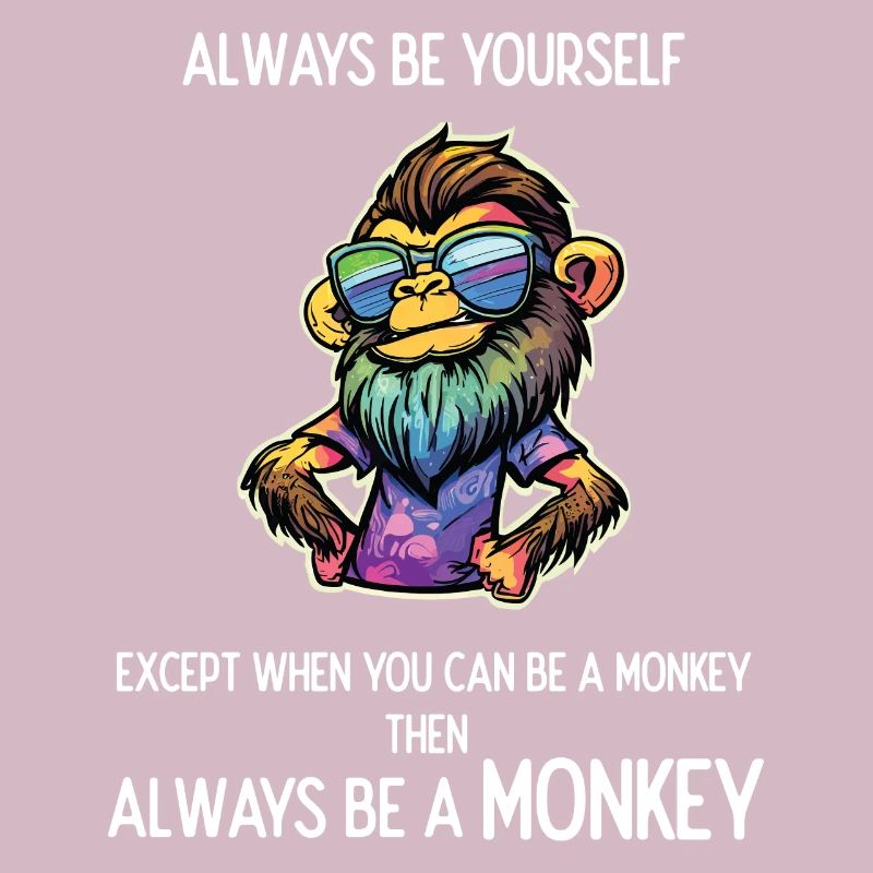 Sei immer ein Affe
