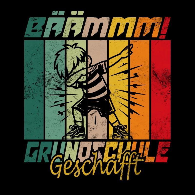 Grundschule geschafft, Schulkind, Geschenkidee