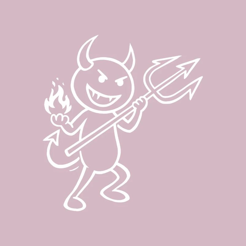 Devilish Flames - Devil with Flames
