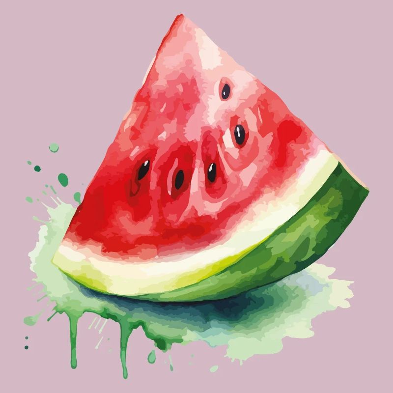 Éclaboussure d’aquarelle pastèque