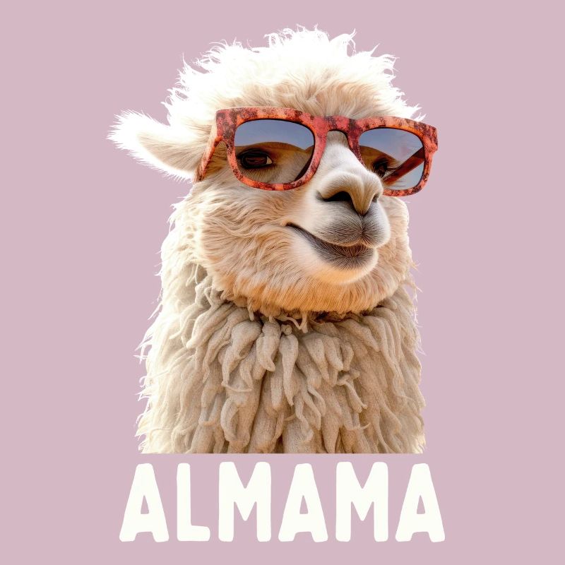 Almama Süßes Alpaka Mama Muttertag Lama Mom Mutter