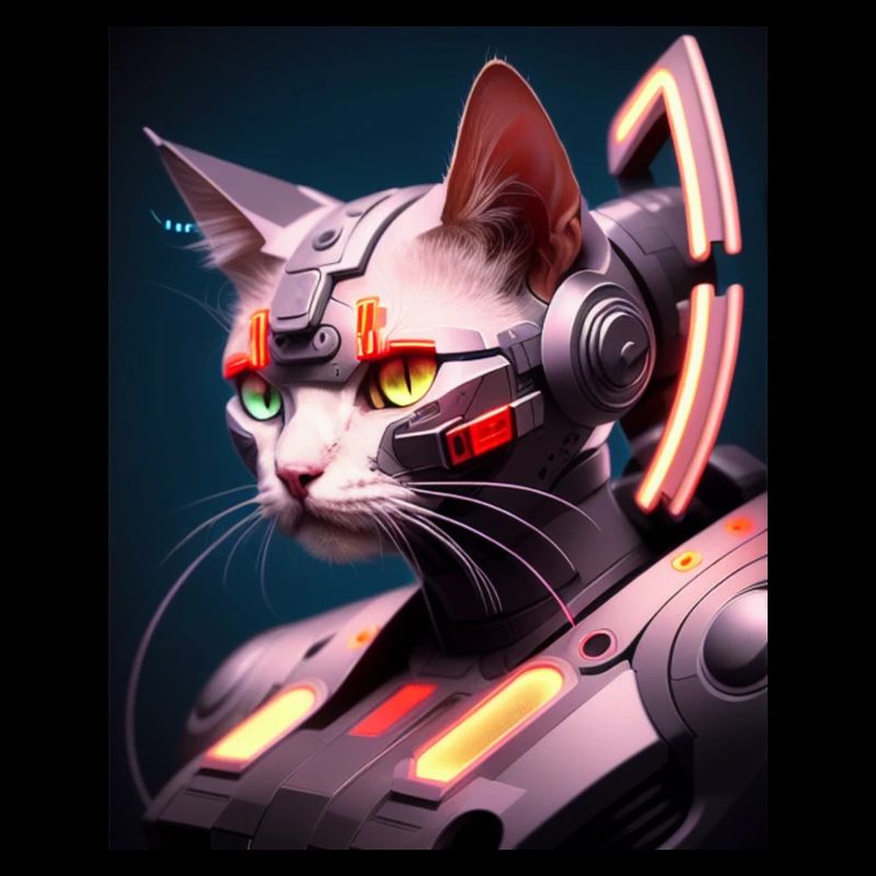 Conception Cyborg Cat