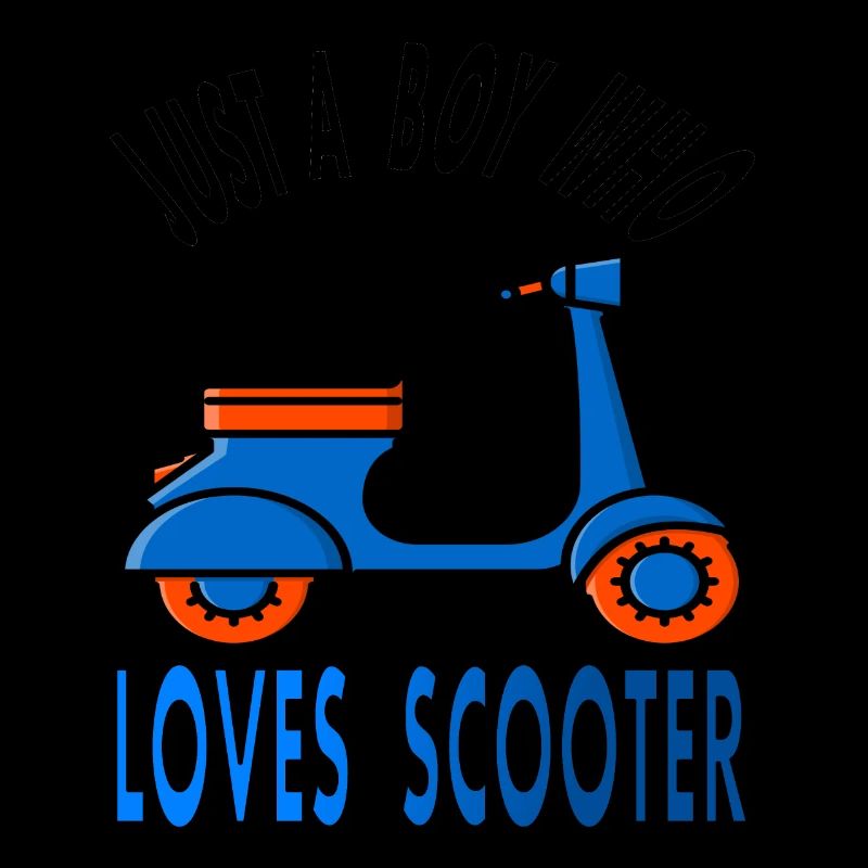 Rollerfahrer Rollerfahren Roller Scooter Geschenk