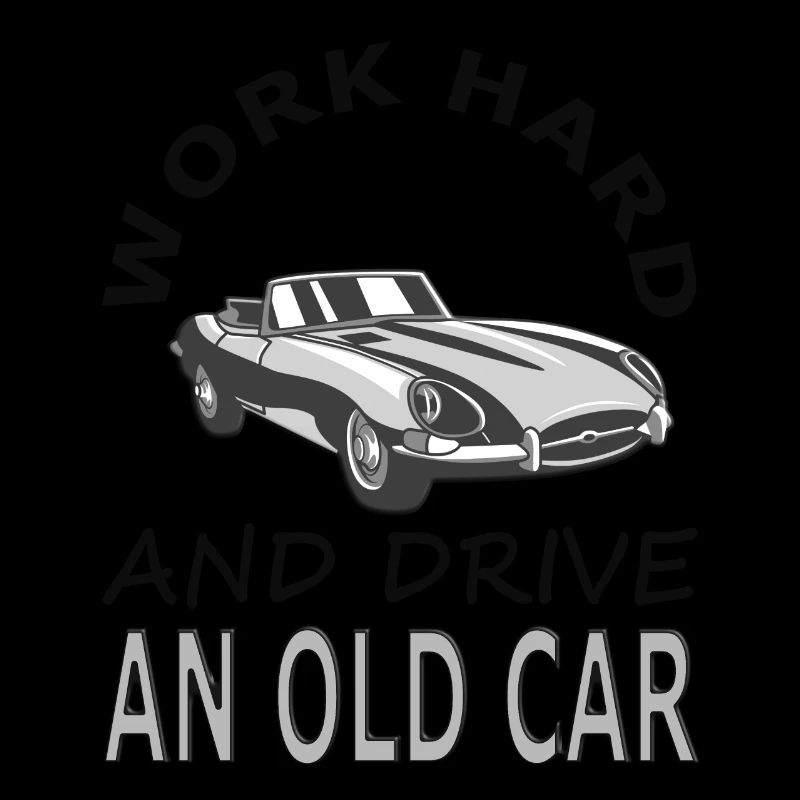 Oldtimer altes Auto Spruch Autofahrer Sprüche gift