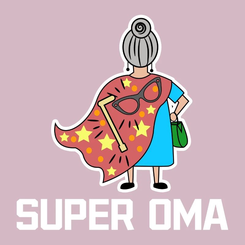 Superoma Brille Großmama Oma Statement Großmutter
