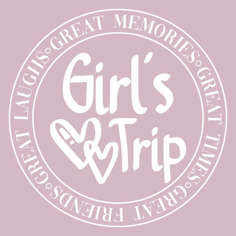 Mädchen Trip Herz Logo
