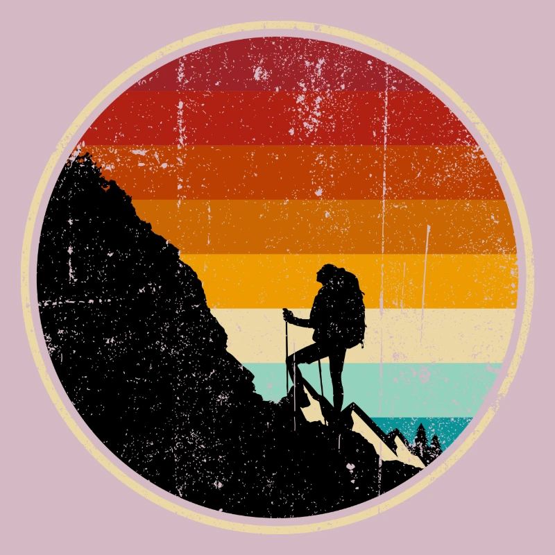 Kletterer am Sunset Retro Circle