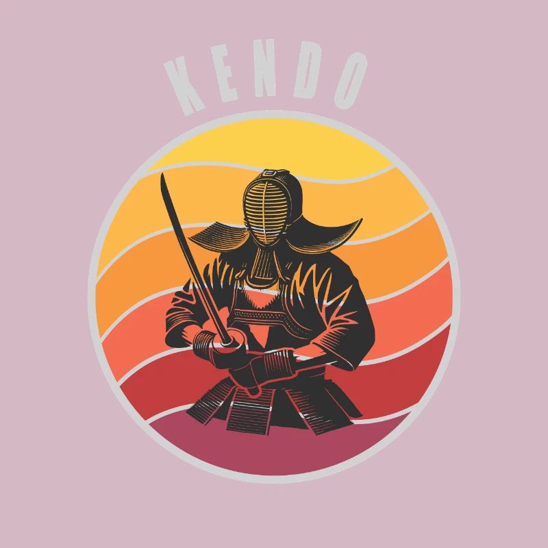 Retro Kendo Samurai Style