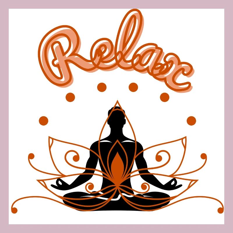 Lotus relaxant Conception de pleine conscience