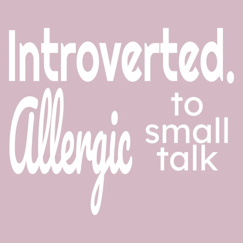 Introvertierte, allergisch gegen Smalltalk