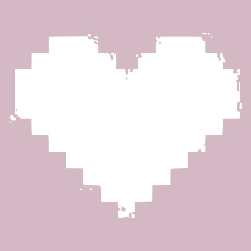 Pixel Heart Grunge Effect