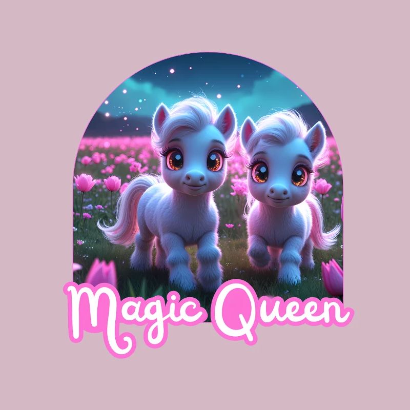 Two Cute Ponies - Magic Queen