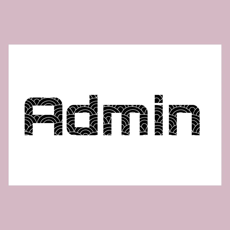ADMIN Blackwords/WhiteBackround