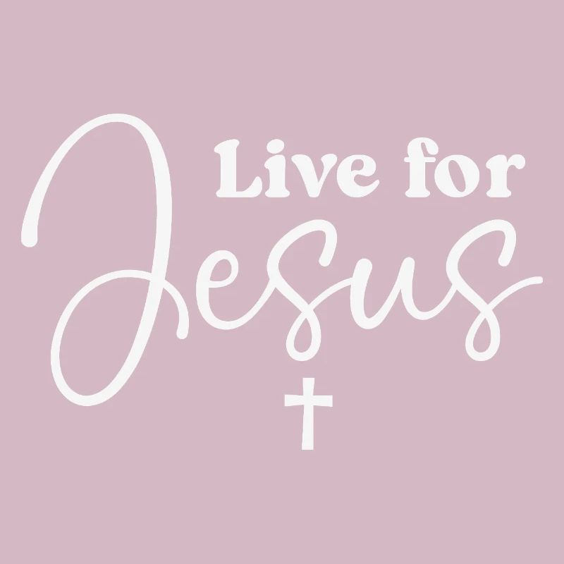 Live for Jesus Script Typography