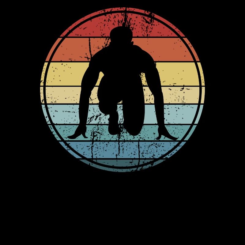 Coureur en cours d'exécution d'athlétisme sprint