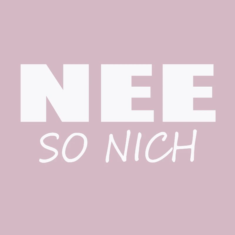 NON, PAS COMME ÇA