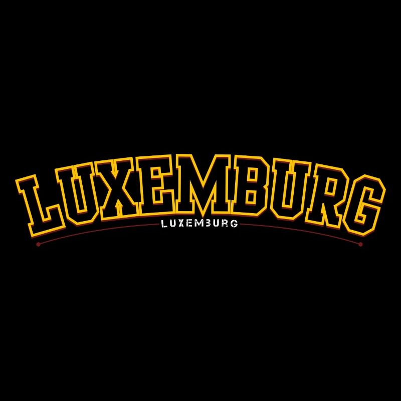 Luxemburg Arc Typography Tee