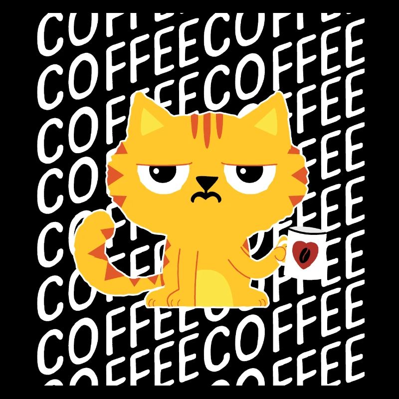 Caffeine Coffee Cat Morning Muffle Saying Cup