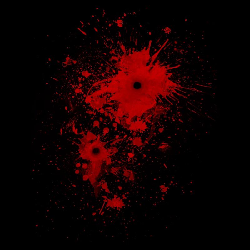 Blood spatter / bullet wound - Costume