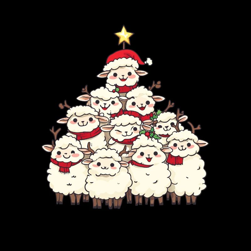 Schaf Weihnachten Christbaum