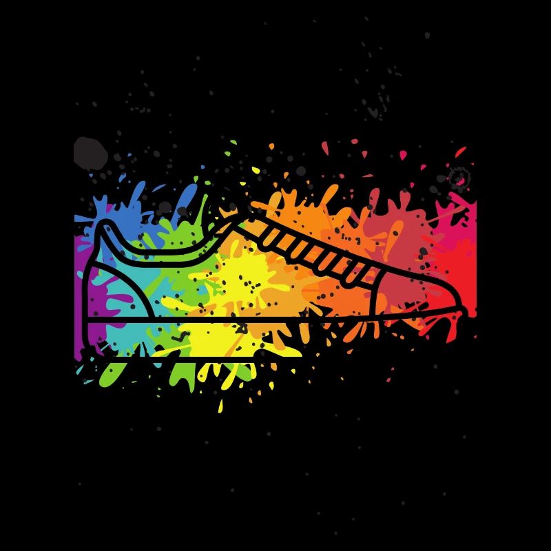 Colorful sneaker design